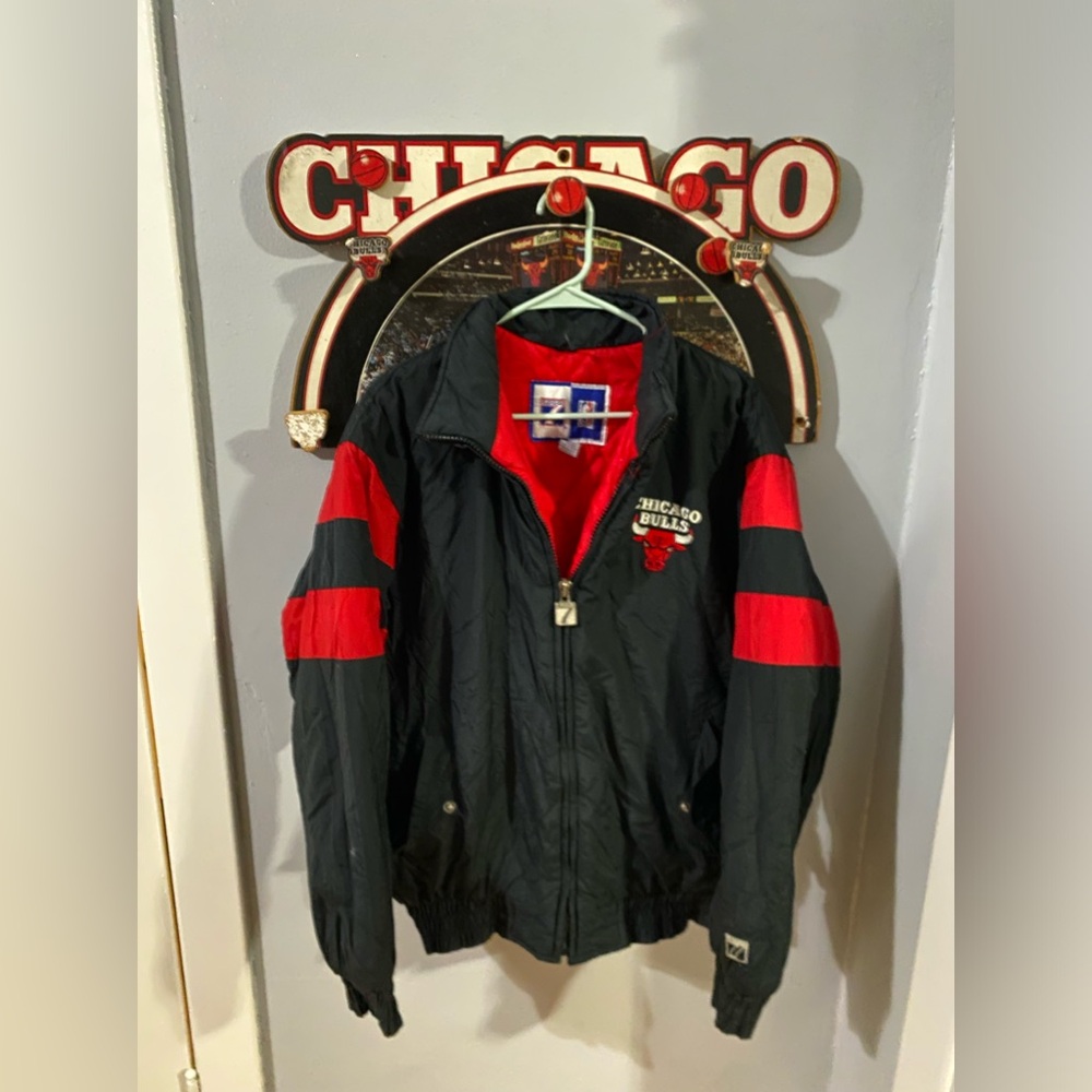Vintage Chicago bulls logo 7 jacket size medium
